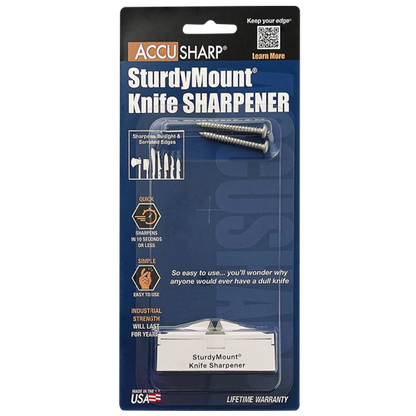 AccuSharp AS4 Sturdy Mount Knife Sharpener For Hands Free Sharpening On Any Drillable Surface by AccuSharp