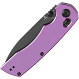 Tenable Knives Kryo Crossbar Lock Purple T1001V2 - Lightweight EDC Knife With Purple Anodized Aluminum Handle by Tenable Knives