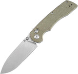 Tenable Knives Kryo Crossbar Lock Grn Micarta T1001V6 by Tenable Knives
