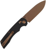 Tenable Knives Kryo Crossbar Lock Rose Gold - Rose Gold Coated Blade 3.5 Inch 14C28N by Tenable Knives