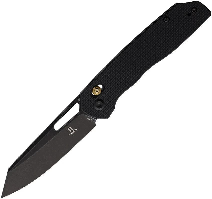 Tenable Knives Shard Crossbar LockBlack G10 T1006V1 by Tenable Knives