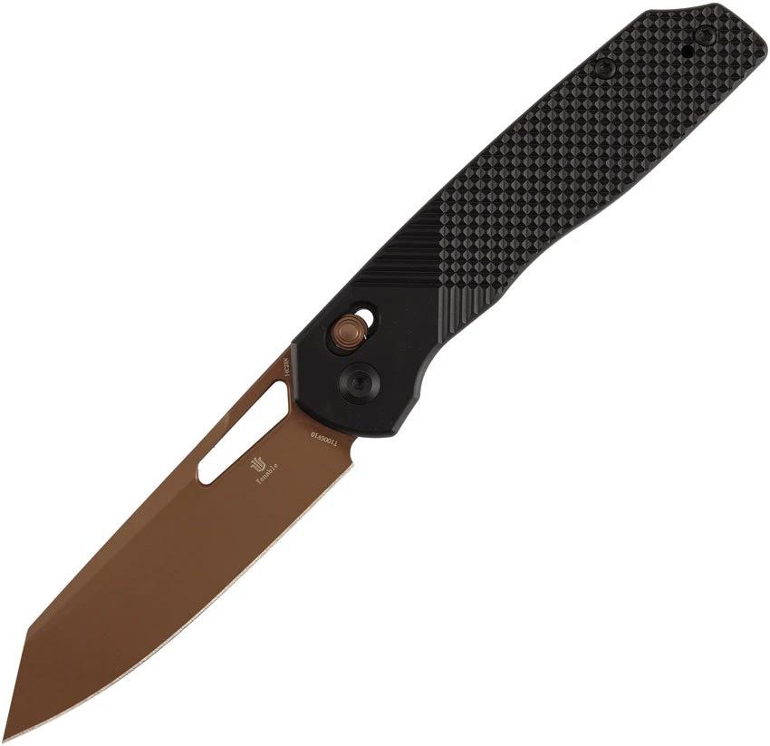 Tenable Knives Shard Crossbar Lock Black T1006V10 by Tenable Knives