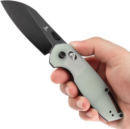 Tenable Knives Model 6 Crossbar Lock - Jade G10 Handle With Stonewash Blade 4.13 Inch Closed by Tenable Knives