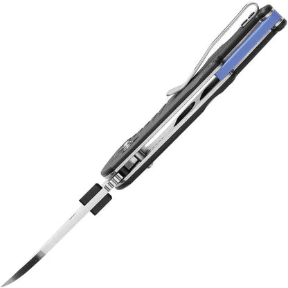 Tenable Knives Model 6 Crossbar Lock - Black G10 Handle and Satin 14C28N Sheepsfoot Blade by Tenable Knives