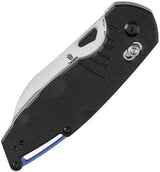 Tenable Knives Model 6 Crossbar Lock - Black G10 Handle and Satin 14C28N Sheepsfoot Blade by Tenable Knives