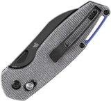 Tenable Knives Model 6 Crossbar Lock - Black Stonewash 14C28N Sheepsfoot Blade Micarta Handle by Tenable Knives