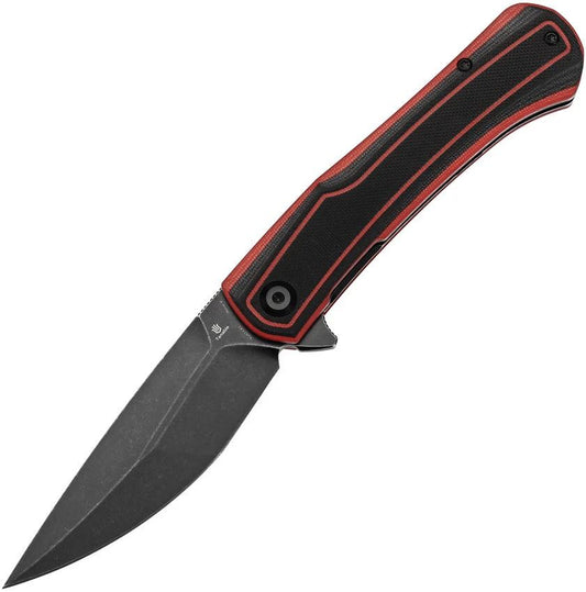 Tenable Knives Kratos Linerlock Black/Red T1024A1 by Tenable Knives