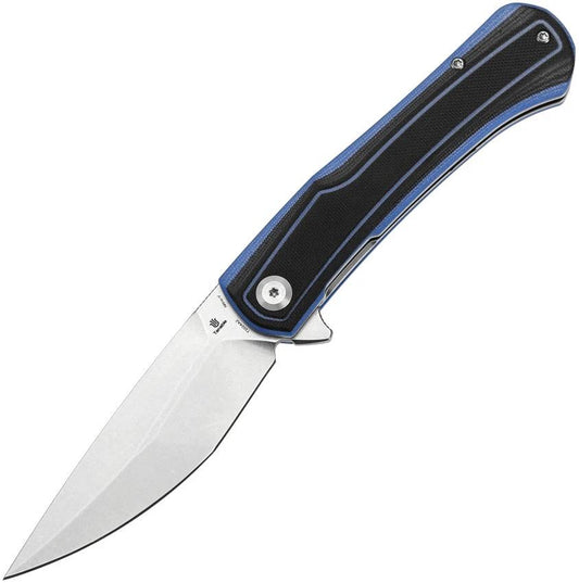 Tenable Knives Kratos Linerlock Black/Blue T1024A2 by Tenable Knives