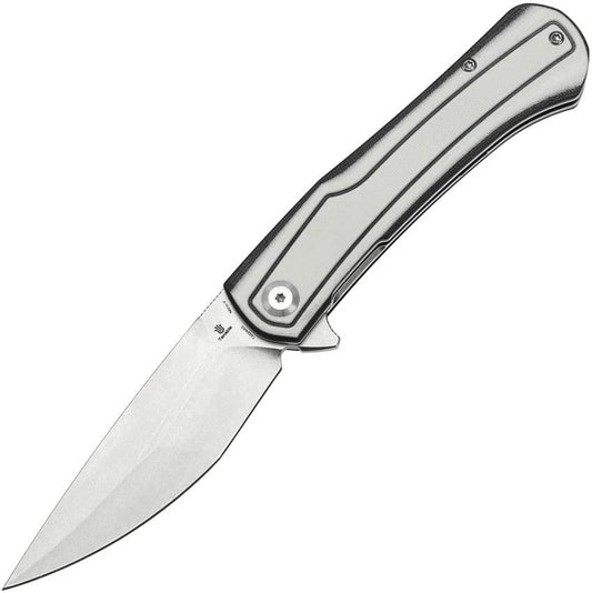 Tenable Knives Kratos Linerlock Black/White T1024A5 by Tenable Knives