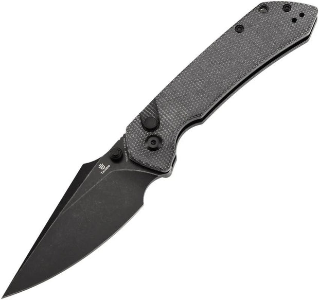 Tenable Knives Fenrir Button Lock Blk Mic T1034F6 by Tenable Knives