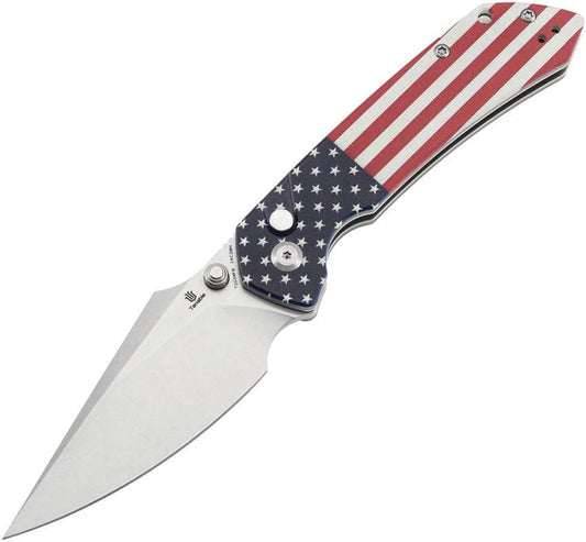 Tenable Knives Fenrir Button Lock Flag T1034F8 by Tenable Knives
