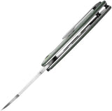 Tenable Knives Prometheus Linerlock T1040A2 DOCK Design - 14C28N Sandvik Drop Point Blade Green Canvas Micarta Handle by Tenable Knives