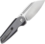 Tenable Knives Rafe L Linerlock Gray Satin 14C28N Sandvik Blade With G10 Handle Extended Tang by Tenable Knives