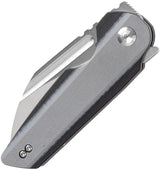 Tenable Knives Rafe L Linerlock Gray Satin 14C28N Sandvik Blade With G10 Handle Extended Tang by Tenable Knives