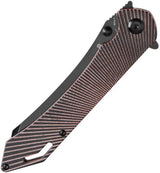 Tenable Knives Colibri Tech Linerlock - Nitro V Steel Sheepsfoot Blade With Black Red G10 Handle by Tenable Knives