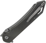 Tenable Knives Colibri Tech Linerlock - Nitro V TiNi Coated Sheepsfoot Blade Black Green G10 Handle 5.5 Inch Closed by Tenable Knives