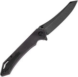 Tenable Knives Colibri Tech Linerlock Nitro V Steel Sheepsfoot Blade With Black Purple G10 Handle by Tenable Knives