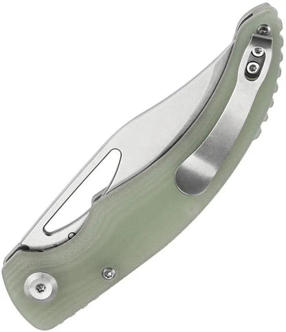 Tenable Knives Gideon Linerlock Jade G10 T1119A3 - Nitro V Steel Clip Point Blade With Jade G10 Handle by Tenable Knives
