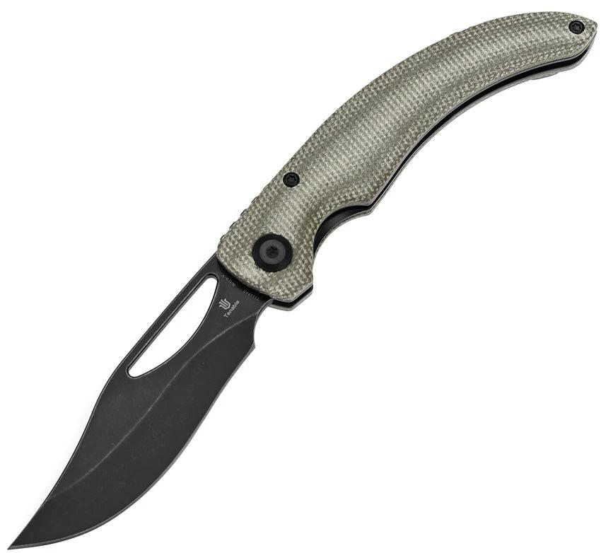 Tenable Knives Gideon Linerlock Green Mic T1119A6 by Tenable Knives