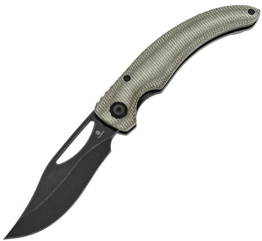 Tenable Knives Gideon Linerlock Green Mic T1119A6 by Tenable Knives
