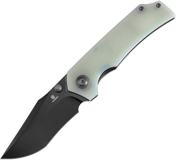 Tenable Knives Fermi Linerlock Jade G10 T1122A2 by Tenable Knives