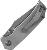 Tenable Knives Fermi Linerlock Sand G10 T1122A5 - Sand Micarta Handle With TiNi Coated 14C28N Sandvik Recurve Blade by Tenable Knives