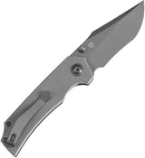 Tenable Knives Fermi Linerlock Sand G10 T1122A5 - Sand Micarta Handle With TiNi Coated 14C28N Sandvik Recurve Blade by Tenable Knives