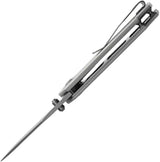 Tenable Knives Fermi Linerlock Sand G10 T1122A5 - Sand Micarta Handle With TiNi Coated 14C28N Sandvik Recurve Blade by Tenable Knives