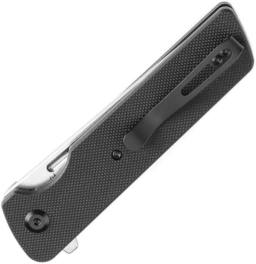 Tenable Knives Anomaly Linerlock Blk G10 T2038T1 - Nitro V Tanto Blade With Stonewash Finish by Tenable Knives