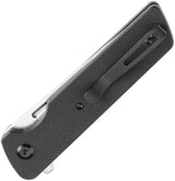 Tenable Knives Anomaly Linerlock Blk G10 T2038T1 - Nitro V Tanto Blade With Stonewash Finish by Tenable Knives