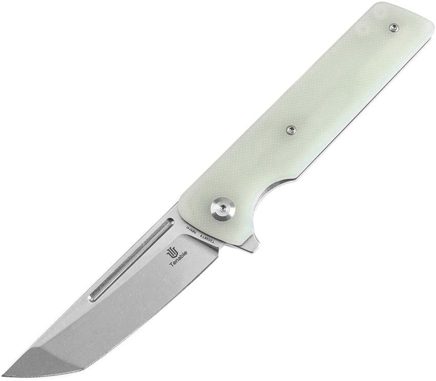 Tenable Knives Anomaly Linerlock Jade G10 T2038T4 by Tenable Knives