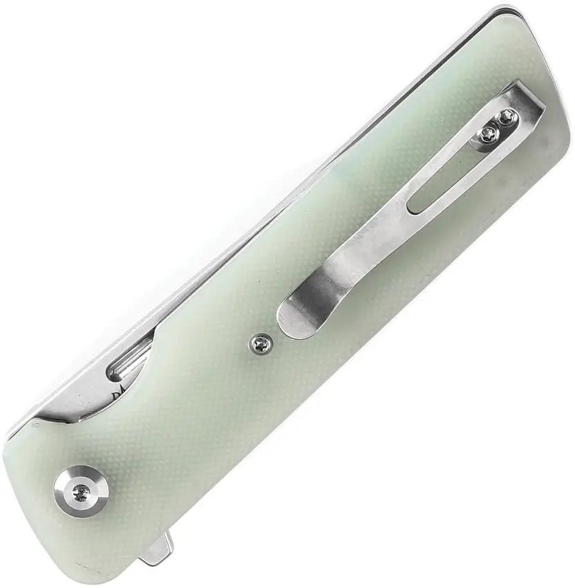 Tenable Knives Anomaly Linerlock Jade G10 T2038T4 - Nitro V Steel Tanto Blade For Everyday Carry by Tenable Knives