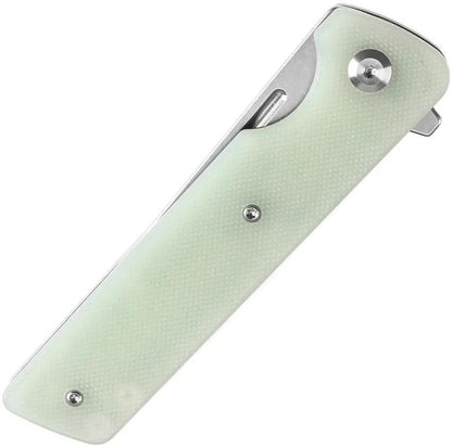Tenable Knives Anomaly Linerlock Jade G10 T2038T4 - Nitro V Steel Tanto Blade For Everyday Carry by Tenable Knives