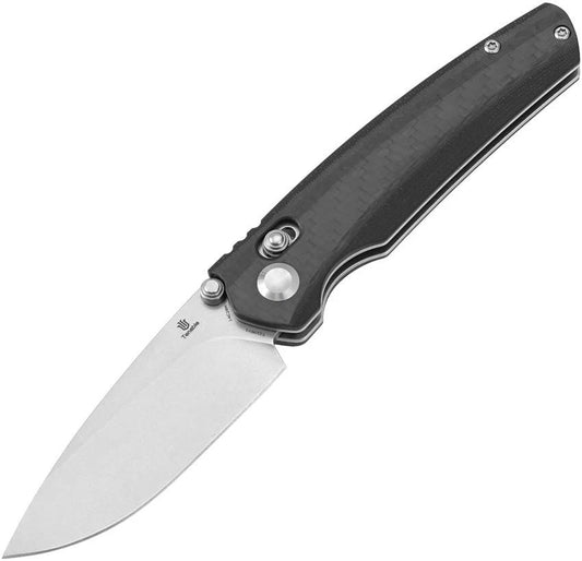 Tenable Knives Raven Crossbar Lock Twill CF T2109V1 by Tenable Knives
