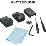 Tasco 1x25 4-MOA Red Dot Sight TRDPRS - Pistol Recoil Rated Bright Dot For Fast Daylight Target Acquisition by Tasco