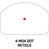 Tasco 1x25 4-MOA Red Dot Sight TRDPRS - Pistol Recoil Rated Bright Dot For Fast Daylight Target Acquisition by Tasco