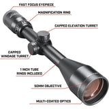 Tasco WorldClass 3-9x50mm Scope - 30/30 Reticle Waterproof Fogproof With Coated Optics by Tasco