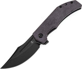 Tenable Knives Orion Linerlock Purple Mic B1089A2 by Tenable Knives