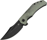 Tenable Knives Orion Linerlock Green Mic B1089A3 by Tenable Knives