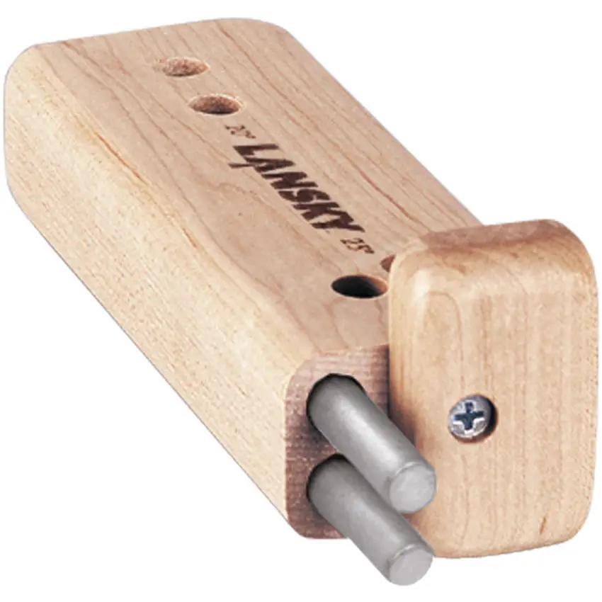 Lansky Turn Box Sharpener TB-2D2C With Dual Diamond And Ceramic Rods Preset 20 And 25 Degree Angles Portable Base by Lansky