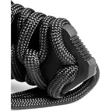 TB Outdoor Survival Fixed Blade - Full Tang MOX Steel Knife With Black PVD Coating Paracord Grip by TB Outdoor