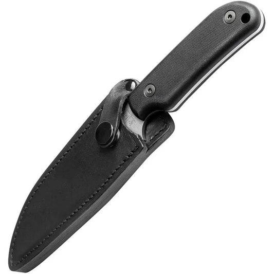 TB Outdoor Commandeur Fixed Blade Knife - ALENOX Blade, 4.5-Inch, 8.5-Inch Overall, Full Tang G10 Handle, Kydex Sheath by TB Outdoor