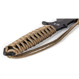 TB Outdoor Survival Fixed Blade Coyote Knife - 4.5 Inch MOX Steel Blade With Black PVD Coating And Full Tang by TB Outdoor