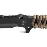 TB Outdoor Survival Fixed Blade Coyote Knife - 4.5 Inch MOX Steel Blade With Black PVD Coating And Full Tang by TB Outdoor