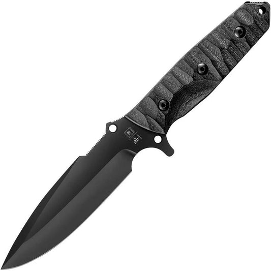TB Outdoor Survival Fixed Blade Black 11060035 by TB Outdoor