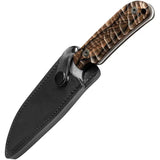 TB Outdoor Commandeur Fixed Blade 11060047 - 8.5 Inch Overall Length, Alenox Blade With Ziricote Handle by TB Outdoor