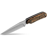 TB Outdoor Commandeur Fixed Blade 11060047 - 8.5 Inch Overall Length, Alenox Blade With Ziricote Handle by TB Outdoor