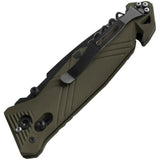 TB Outdoor C.A.C. Utility Axis Lock Knife - Versatile Multi Tool With Cord Cutter, Glass Breaker And Corkscrew by TB Outdoor