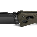 TB Outdoor C.A.C. Utility Axis Lock Knife - Versatile Multi Tool With Cord Cutter, Glass Breaker And Corkscrew by TB Outdoor