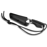 TB Outdoor S-Neck French Army Knife - Full Tang 3in Satin Nitrox Steel Tanto Blade with Paracord Grip by TB Outdoor